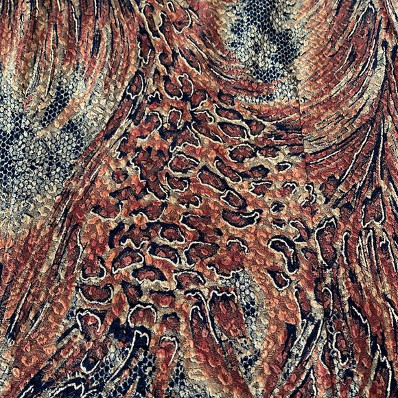 Joseph Ribkoff Front Zip Jacket/Blazer size 14 Multi Coloured Browns and Golds - Picture 6 of 7